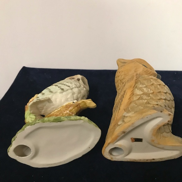 Brown and Cream Owl Sculpture Set - Picture 5 of 7